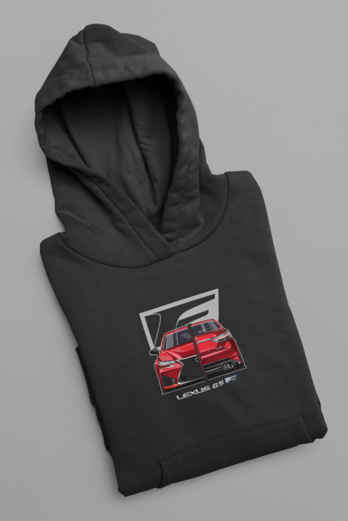 GS F Split Hoodie — Matador Red Mica