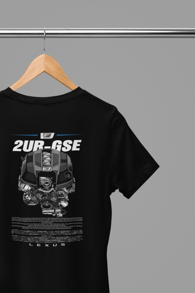 2UR-GSE IS500 Shirt — Black