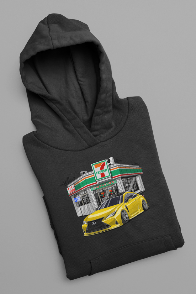 7-Eleven RC 350 Hoodie — Black