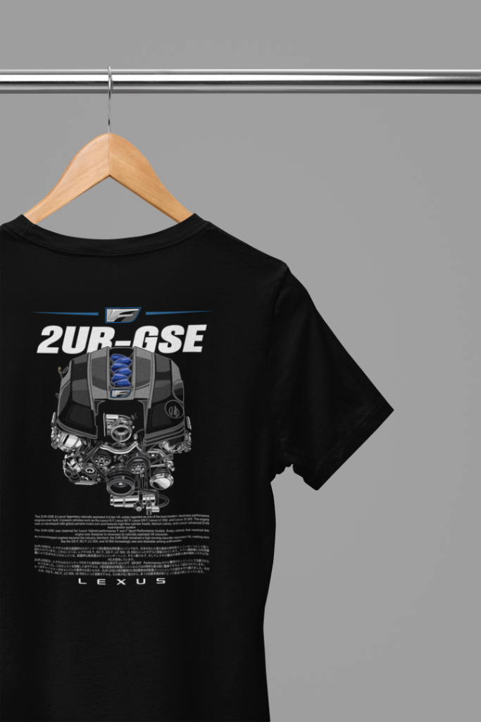2UR-GSE RC-F / GS-F Shirt — Black