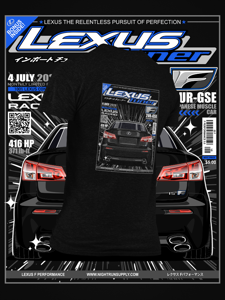 Lexus Tuner IS-F Shirt — Obsidian
