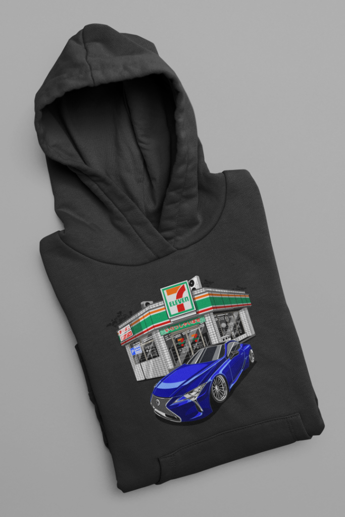 7-Eleven LC 500 Hoodie — Black
