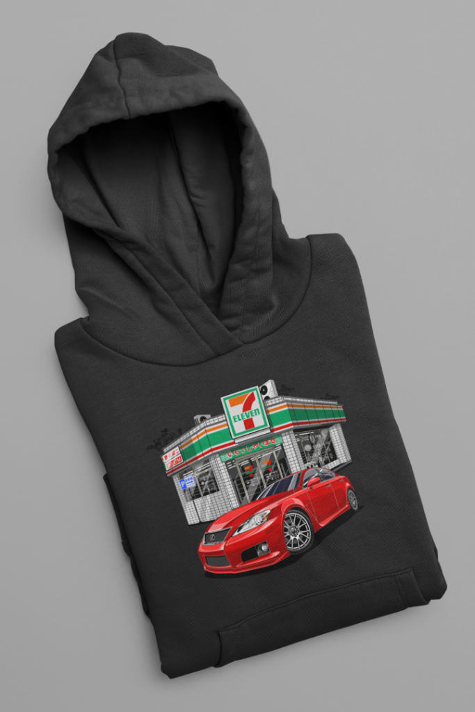 7-Eleven IS F Hoodie — Black