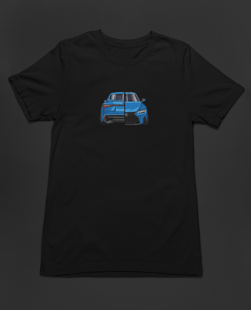 IS500 Split Tee — Grecian Water Blue