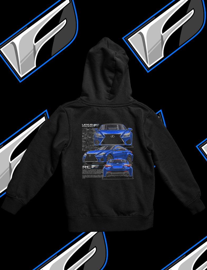 RC F Spec Hoodie — Ultrasonic Blue