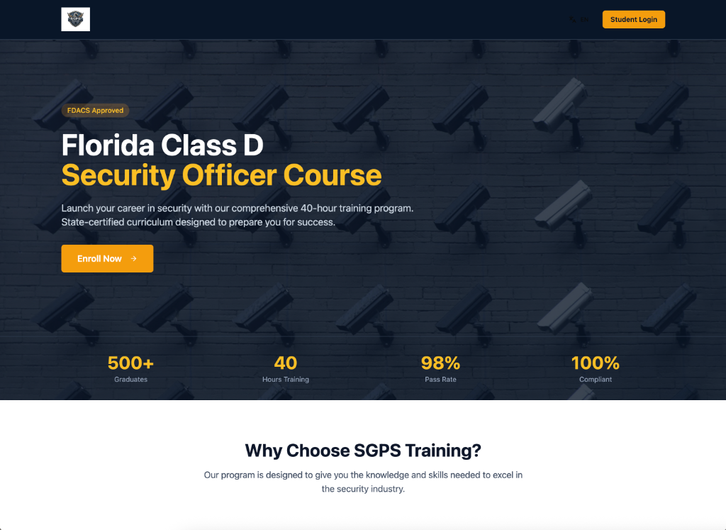 SGPS Training
