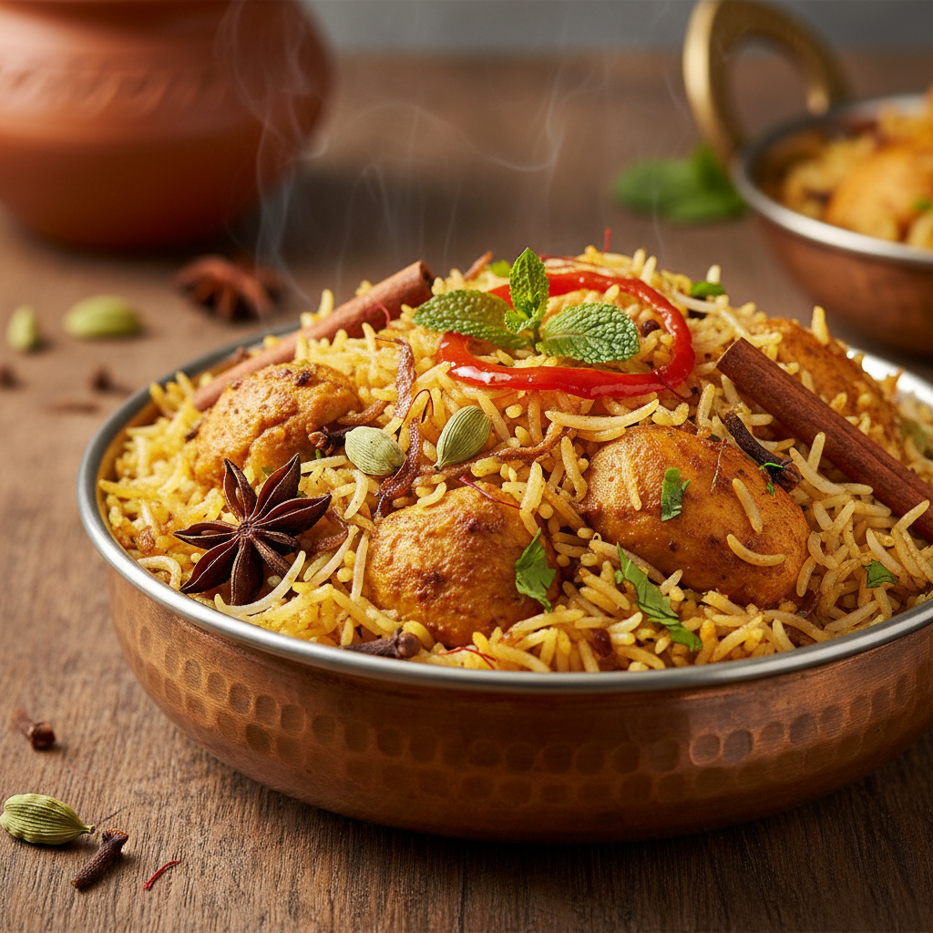 Biryani indien