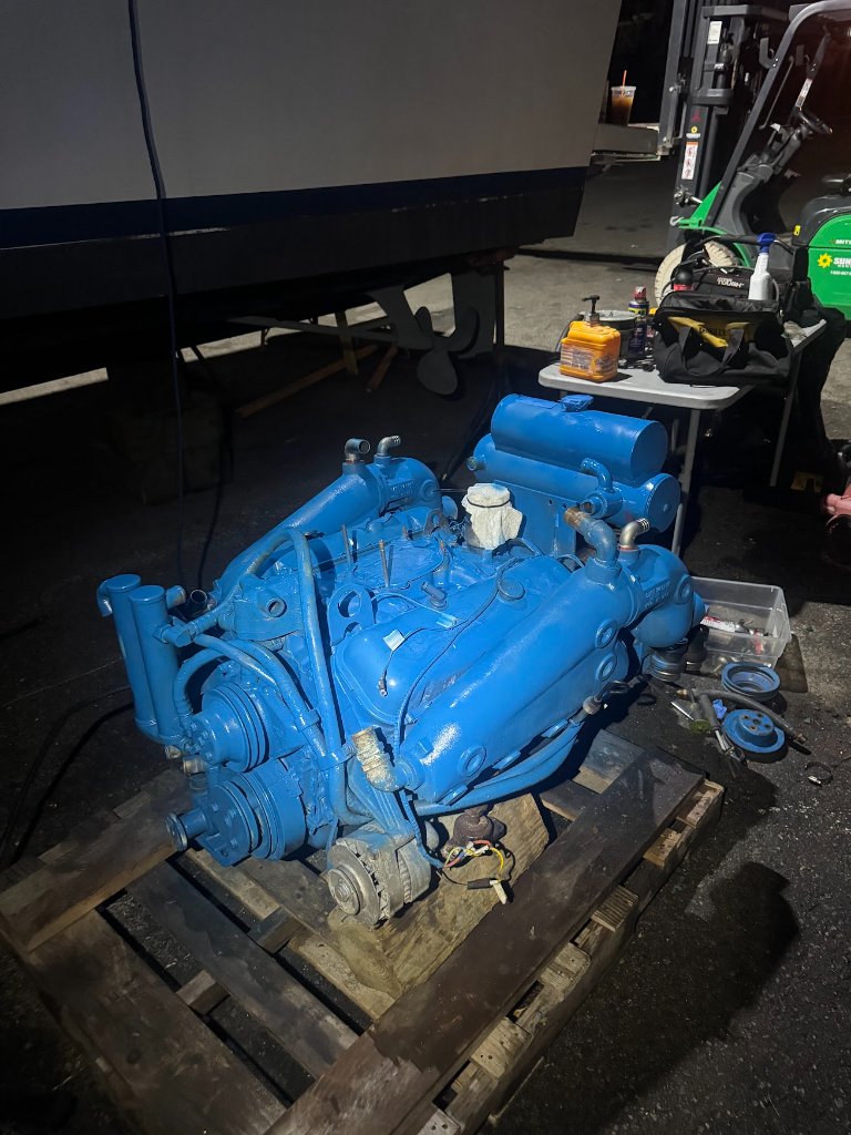 Marine service work 12