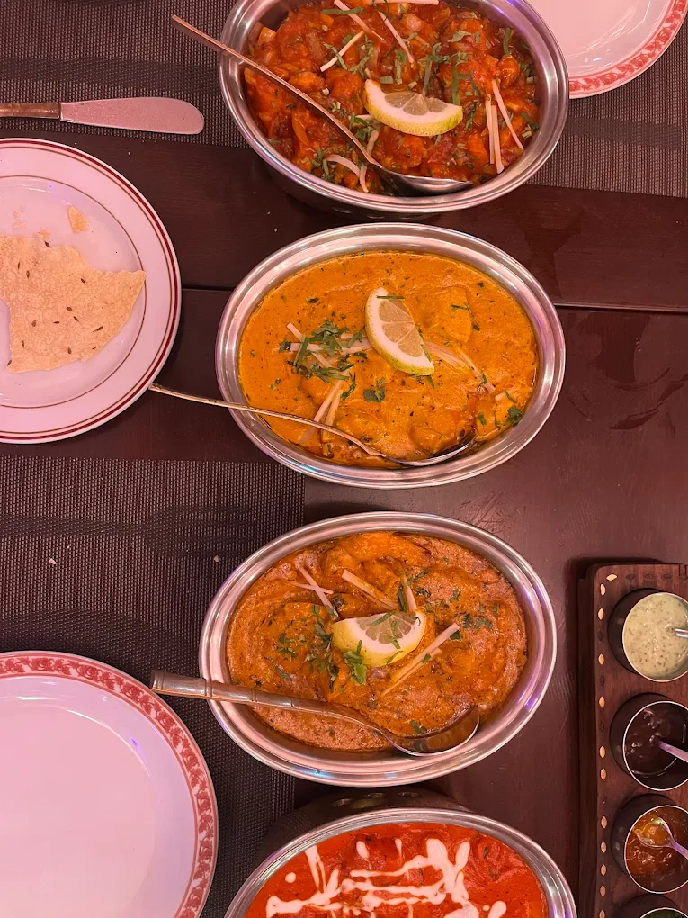 Three curry dishes