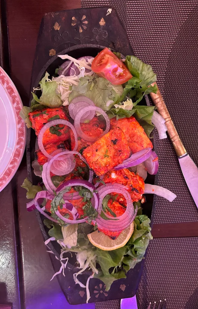 Paneer tikka on skillet