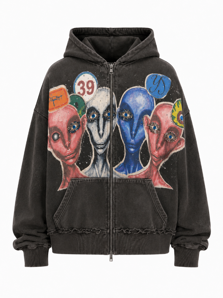 Alien Vision Zip Hoodie