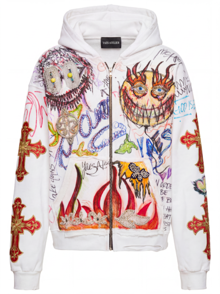 YAES Atelier Zip-Up Hoodie