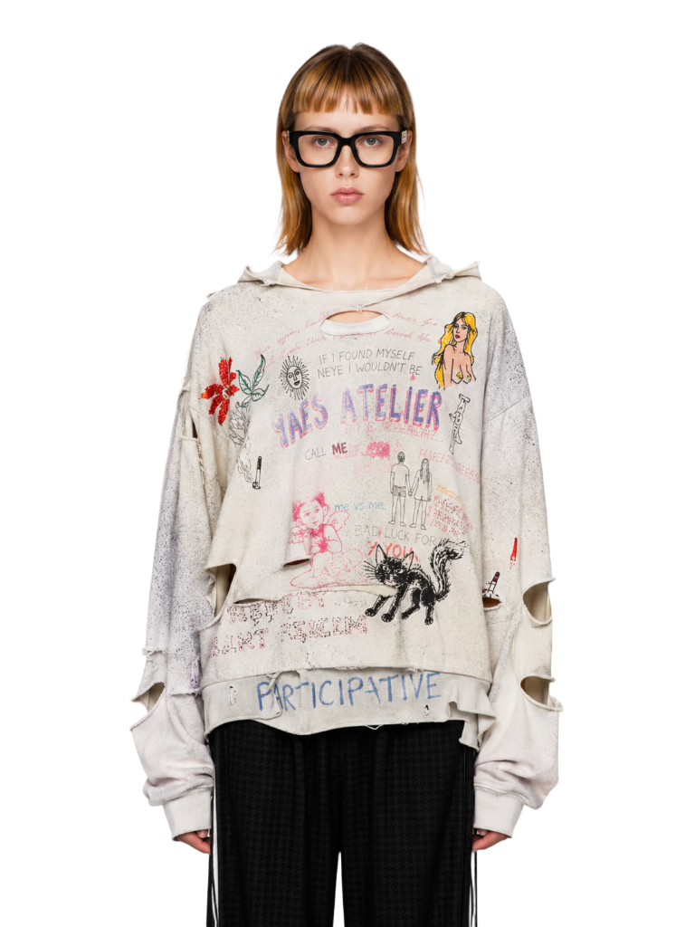Participative Hoodie — Cream