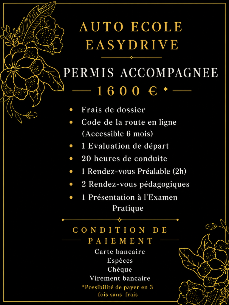 Permis accompagné