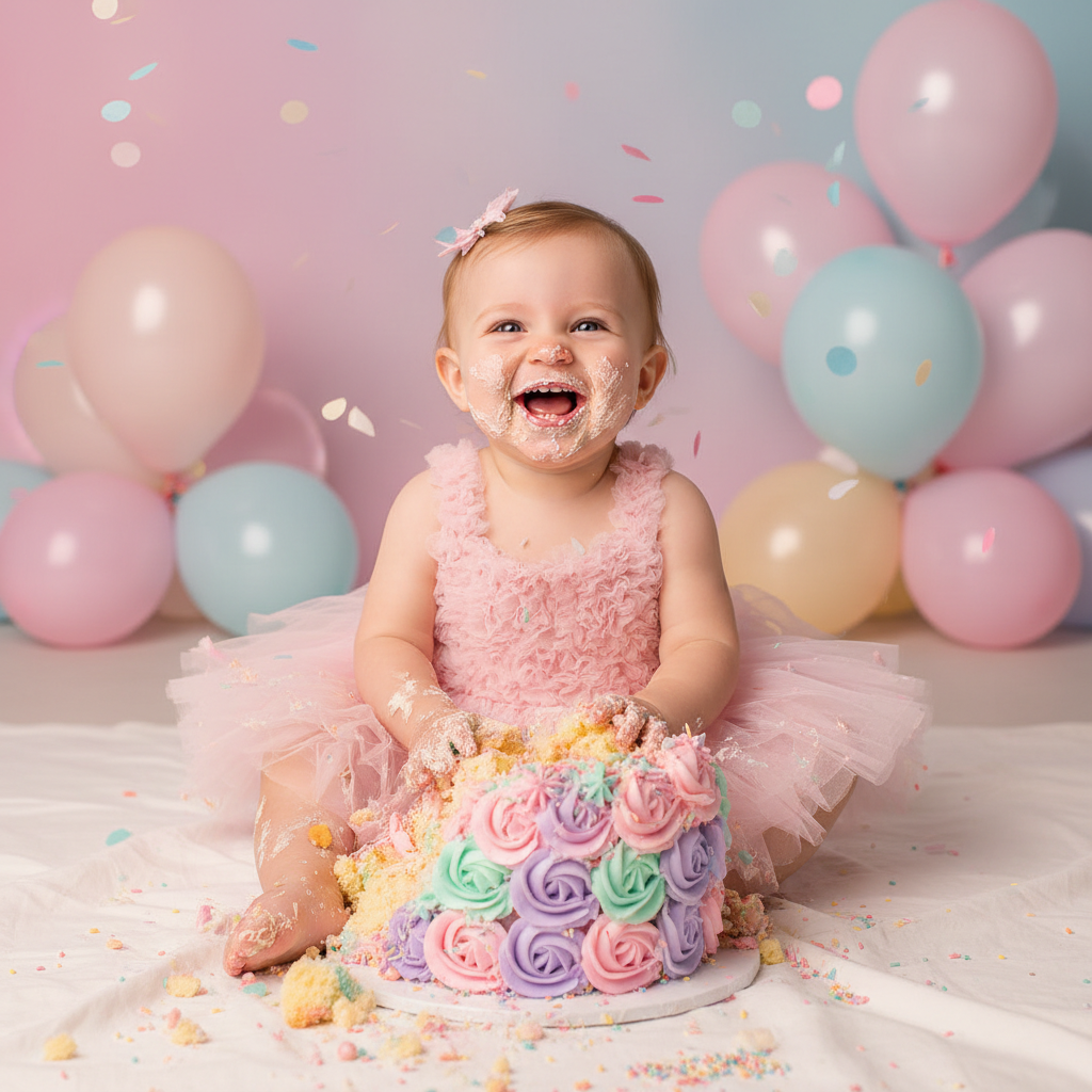 Pink Cake Smash