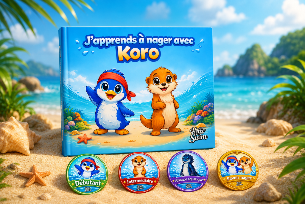 J'apprends à nager avec Koro