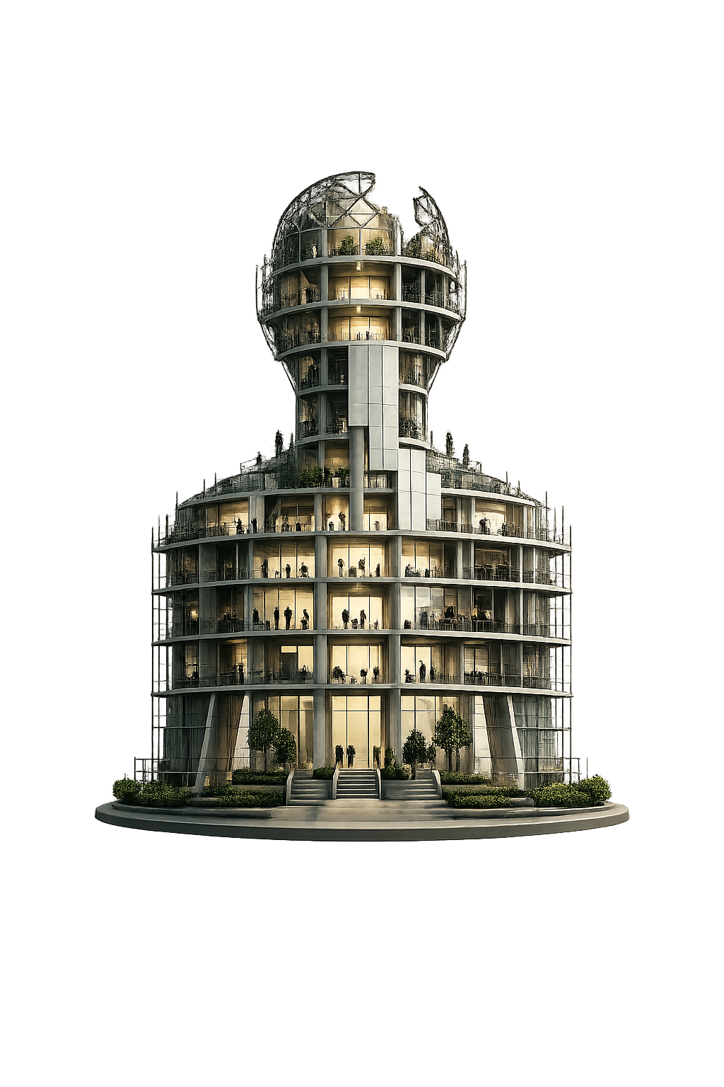 Architectural structure representing institutional clarity