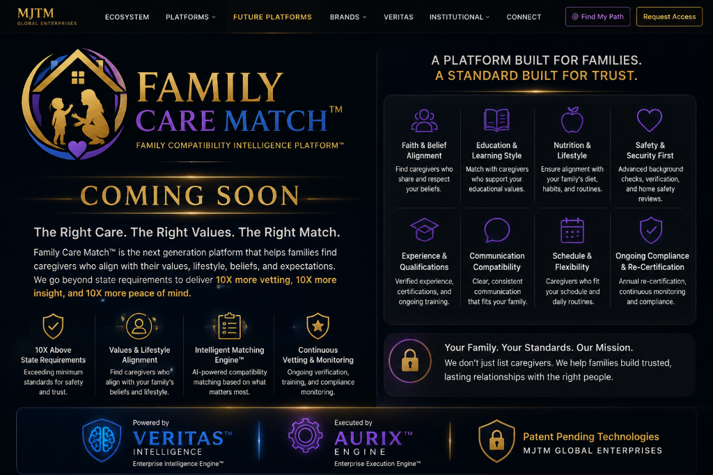 Family Care Match\u2122 Coming Soon