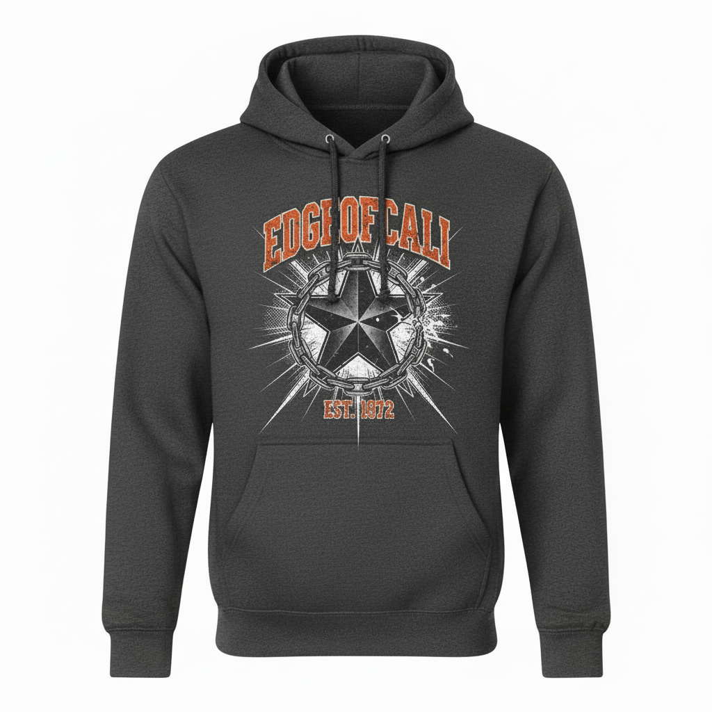 EC Chain Star Hoodie — Charcoal