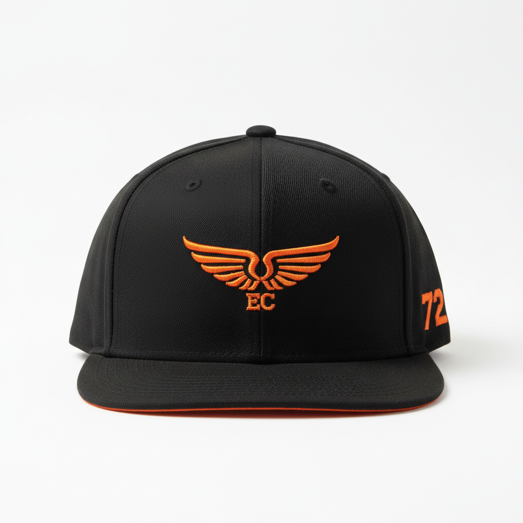 EC Wings Snapback — All Black #72