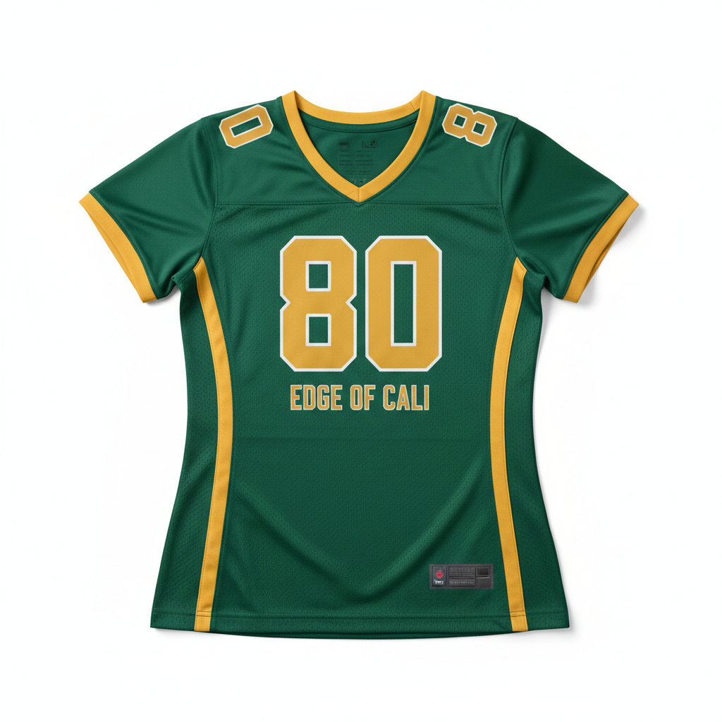EC Women's Jersey — Emerald & Gold #80