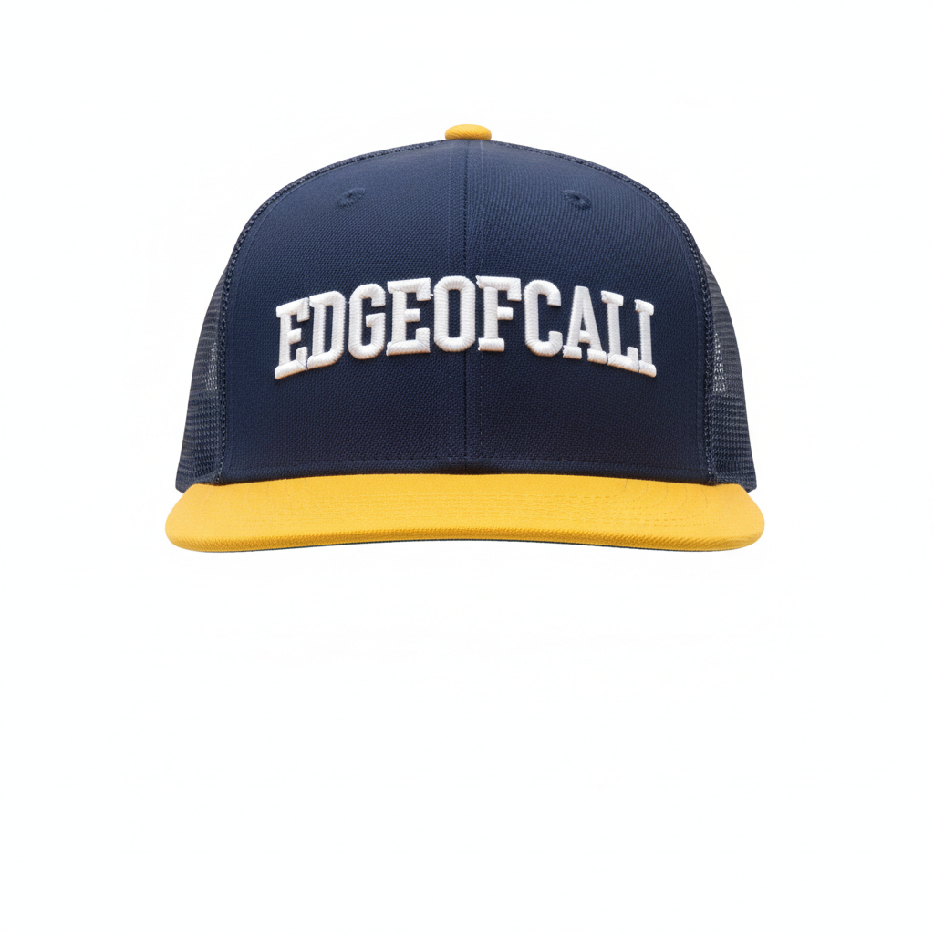 EC Snapback — Navy/Yellow Two-Tone