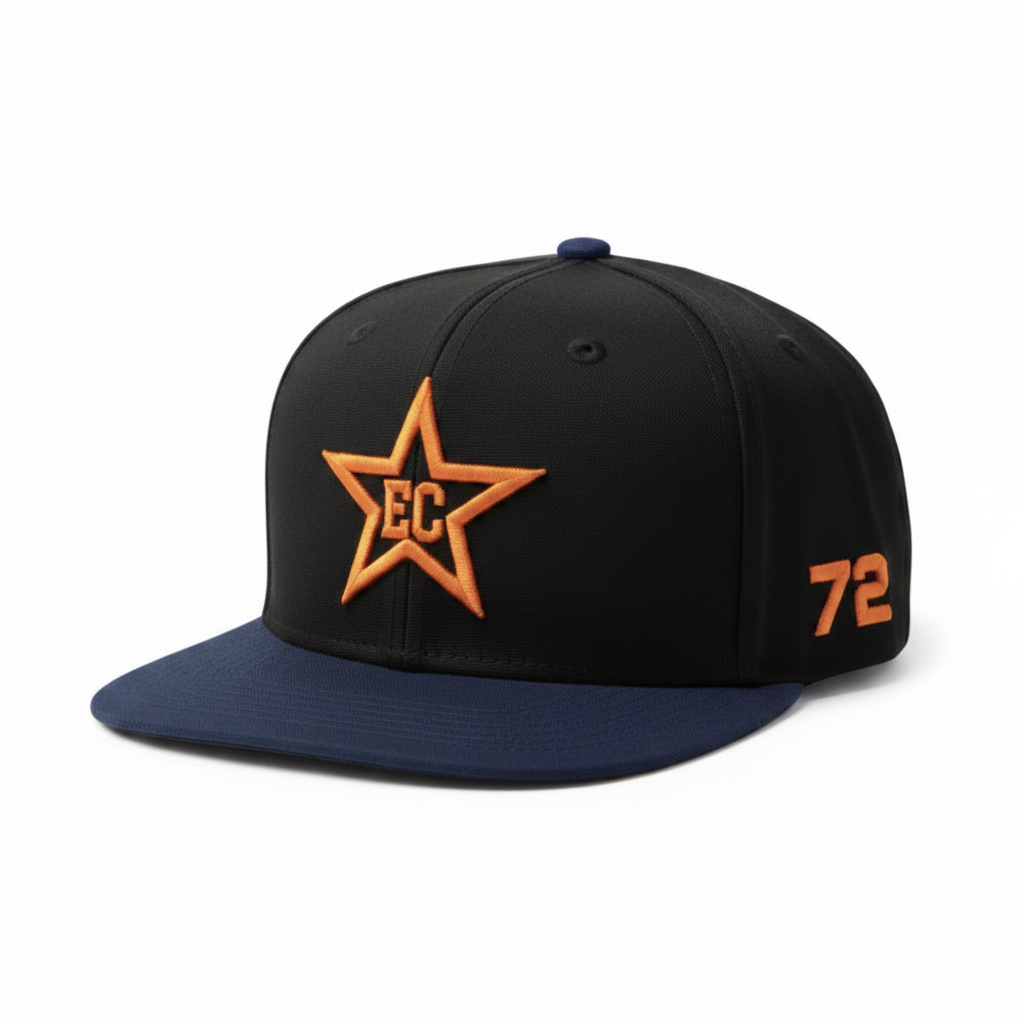 EC Star Snapback — Black/Navy #72