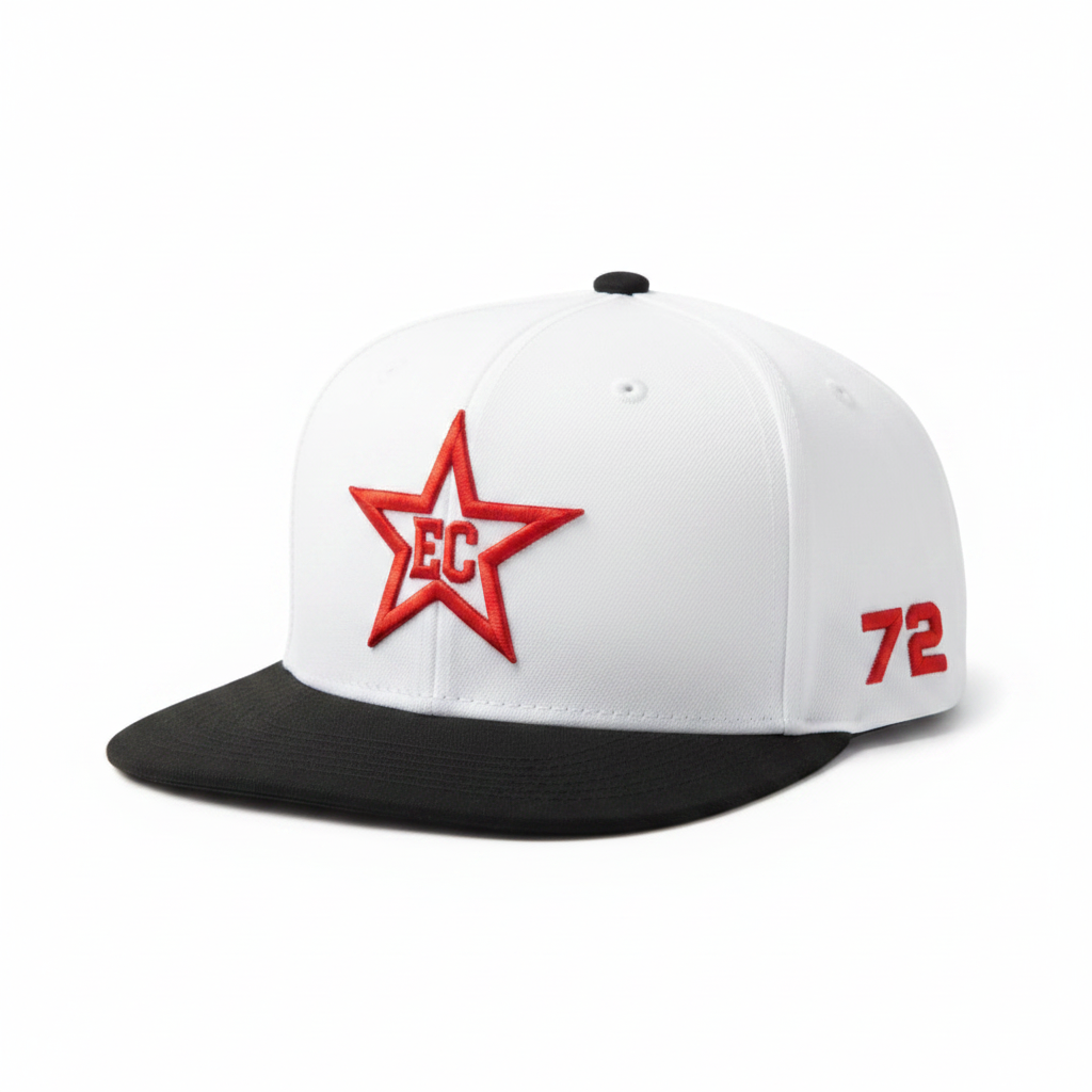 EC Star Fitted — White/Black #72