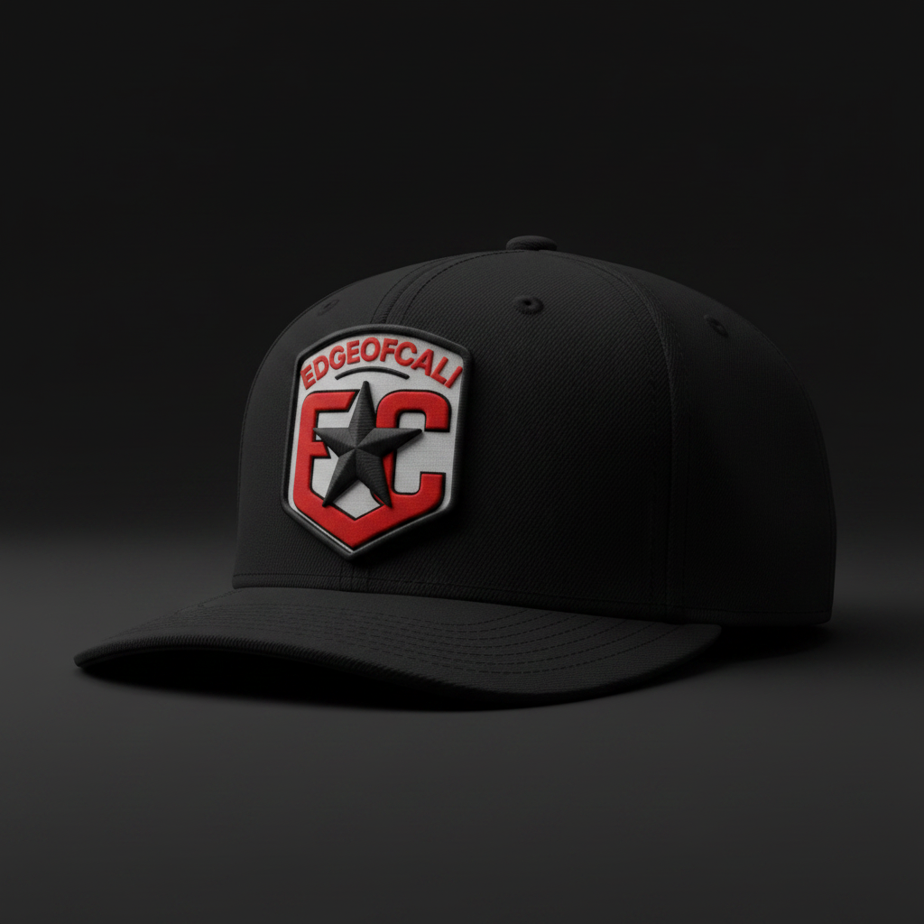 EC Shield Fitted Cap — Black