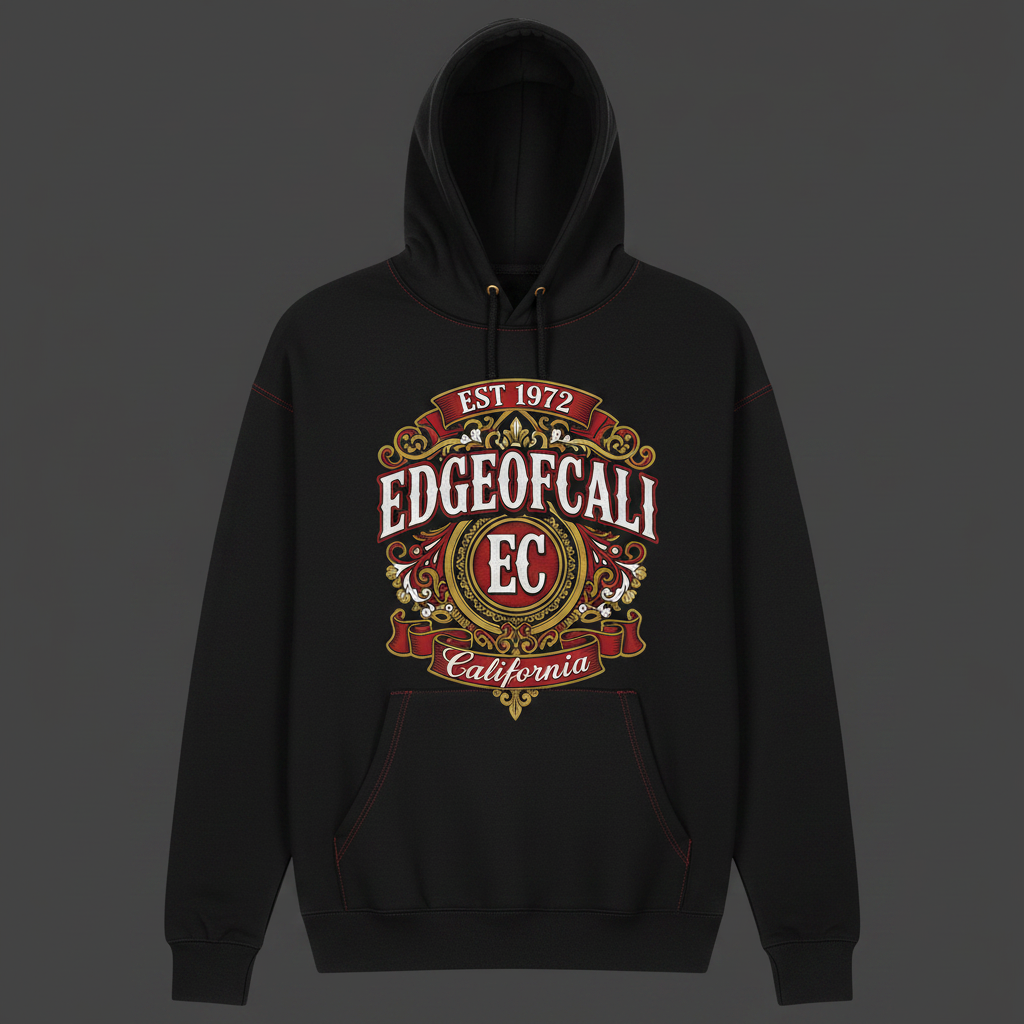 EC Heritage Crest Hoodie - Black
