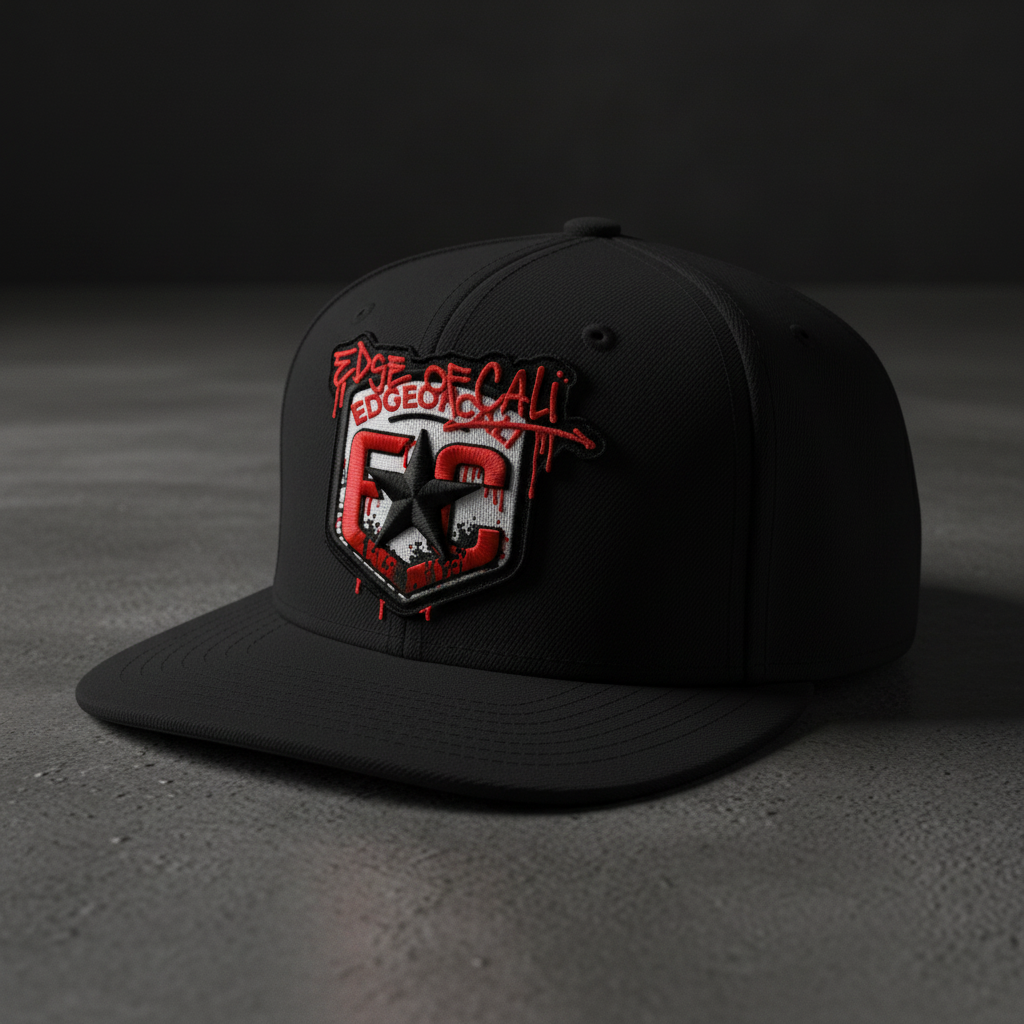 EC Graffiti Tag Fitted Cap — Black