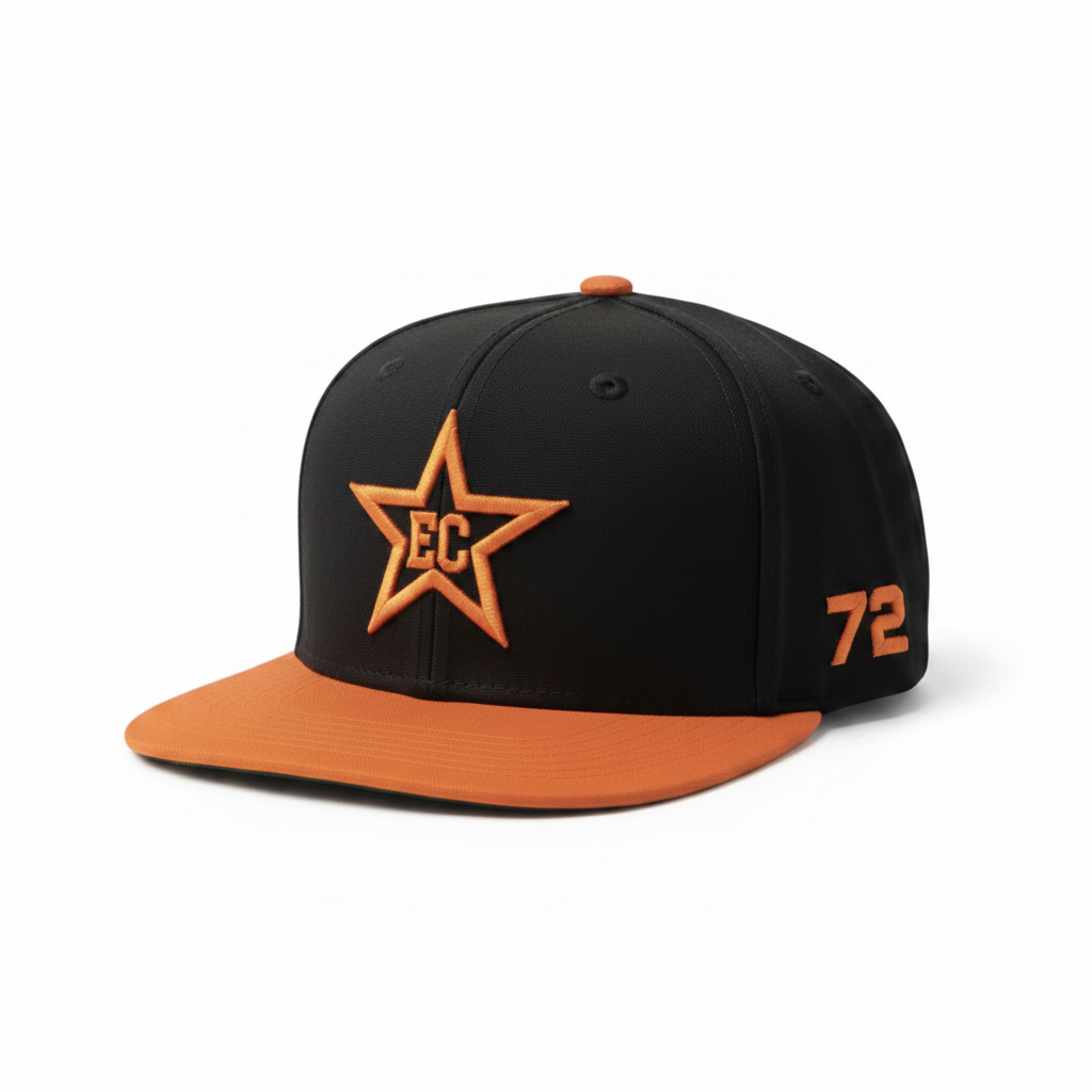 EC Star Fitted — Black/Orange #72