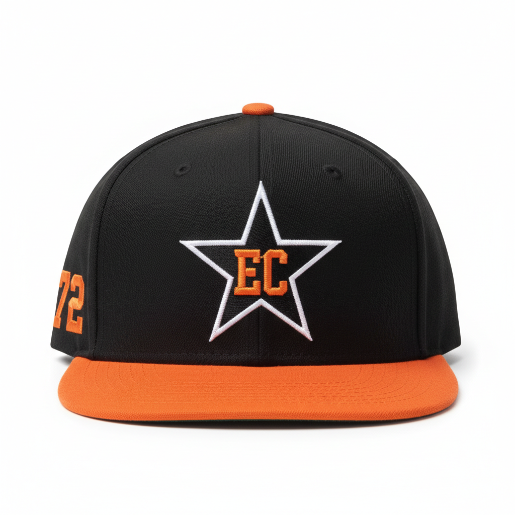 EC Hat — Black/Orange #72