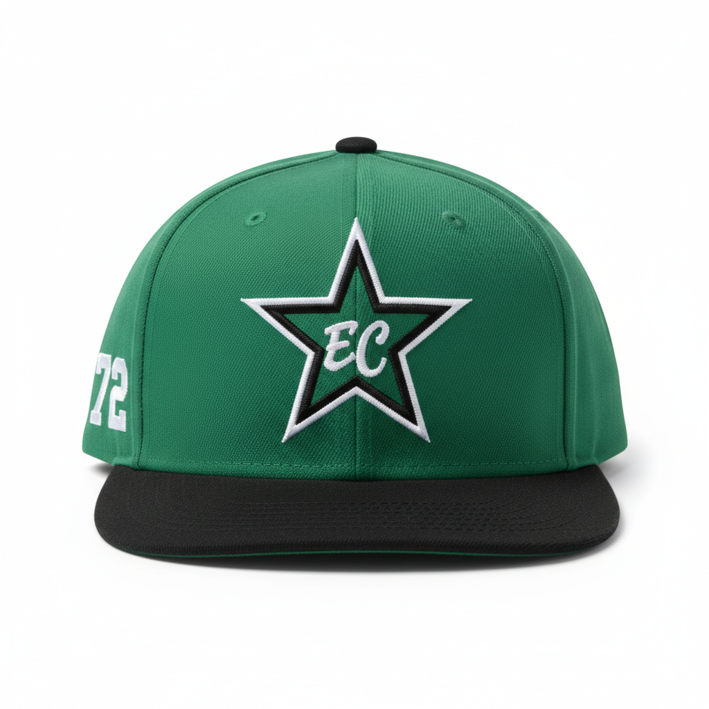 EC Hat — Kelly Green/Black #72
