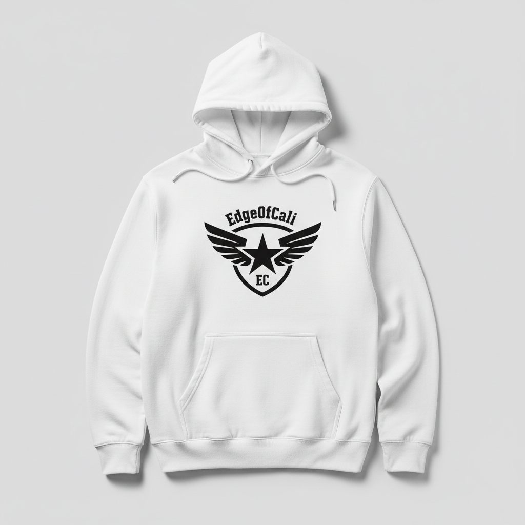 EC Shield Hoodie — White