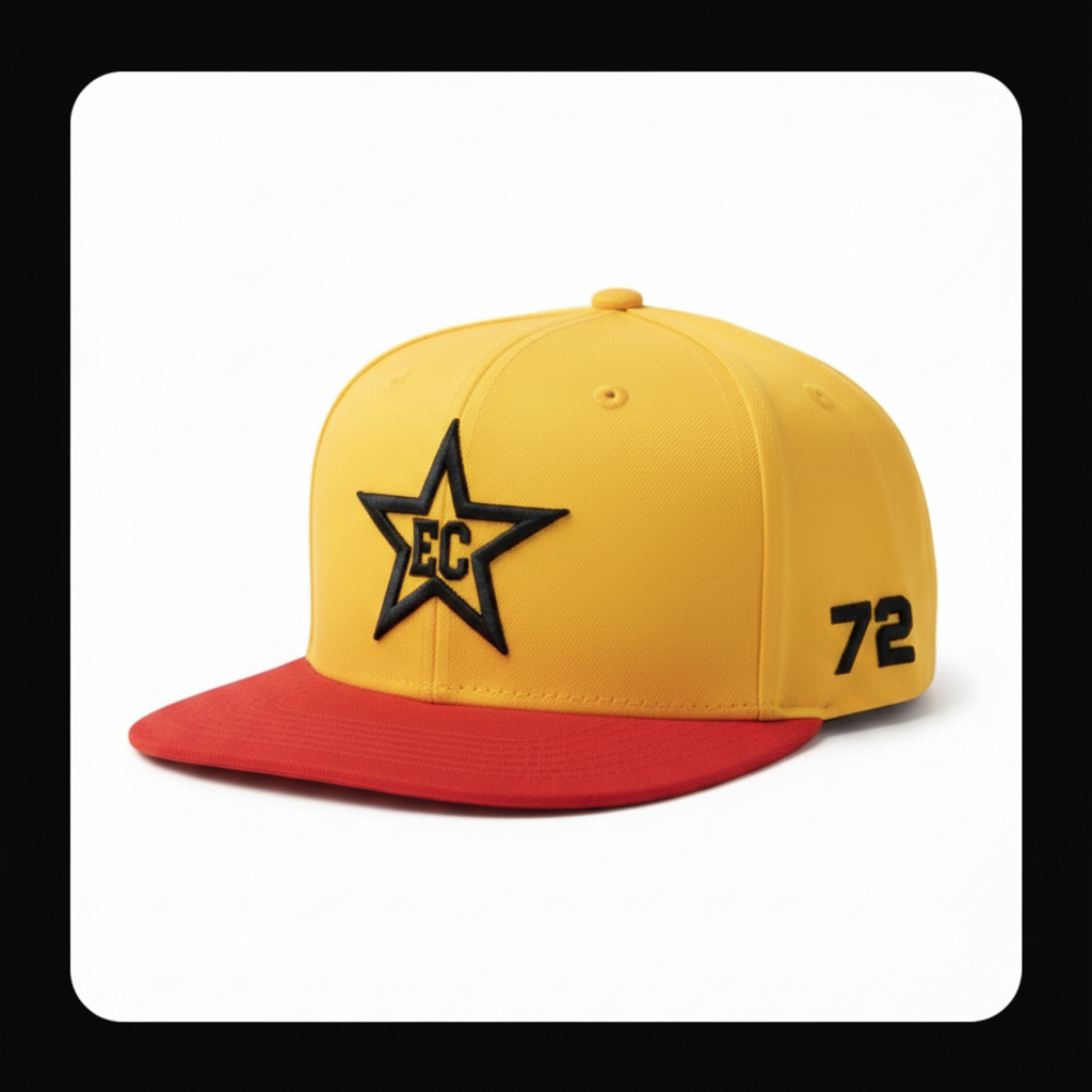 EC Star Fitted — Yellow/Red #72