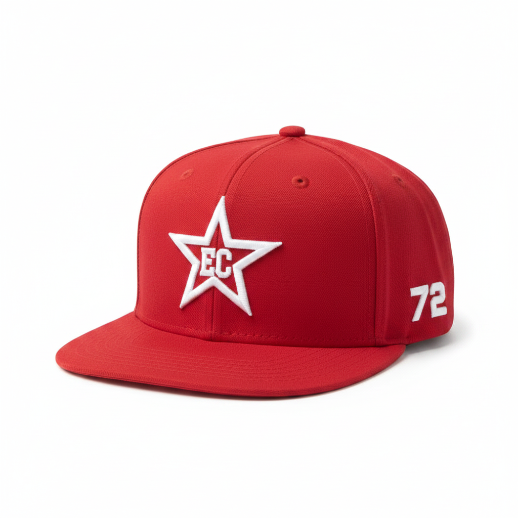 EC Star Fitted — All Red #72