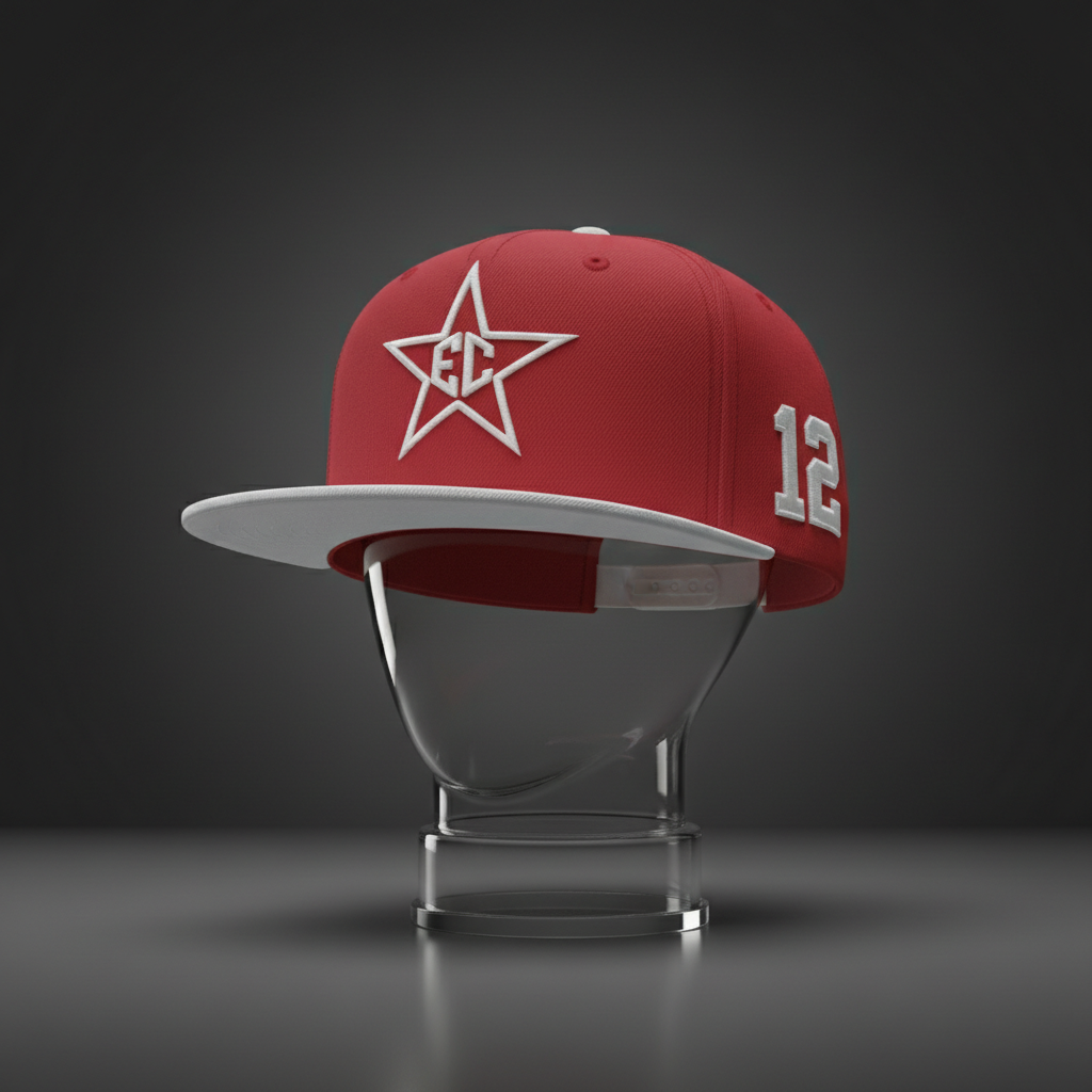 EC Hat — Red/White #12