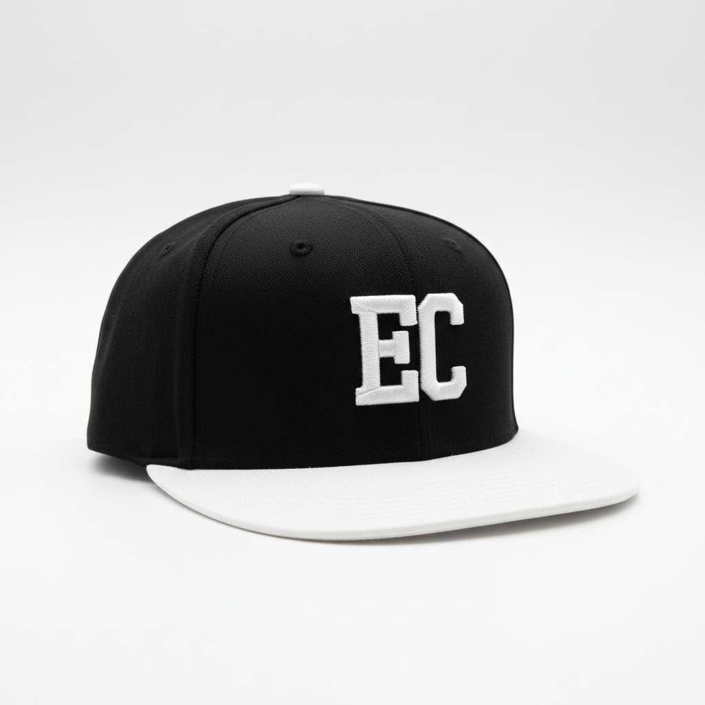 EC Black/White Two-Tone Fitted
