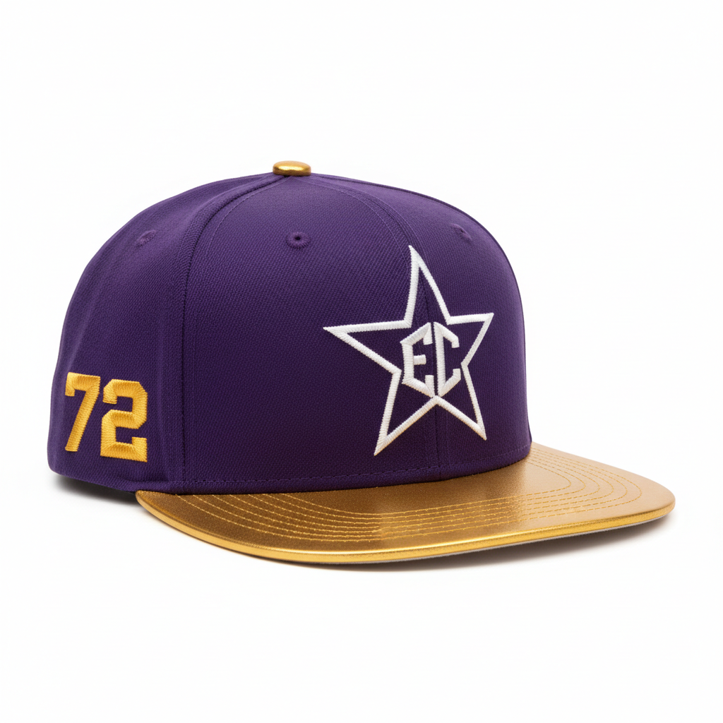 EC Hat — Purple/Gold #72