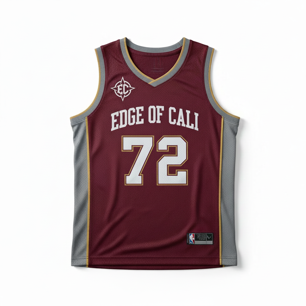 EC Jersey — Burgundy/Gray #72