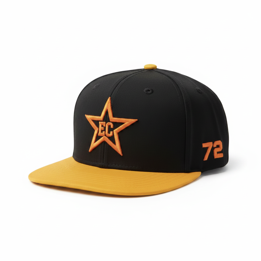 EC Star Snapback — Black/Gold #72