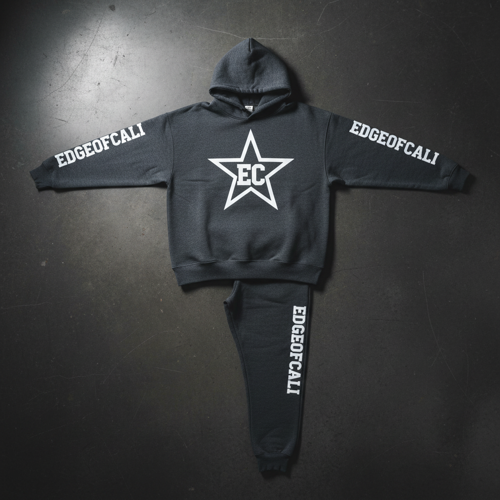 EdgeOfCali Sweat Suit – Pepper Gray