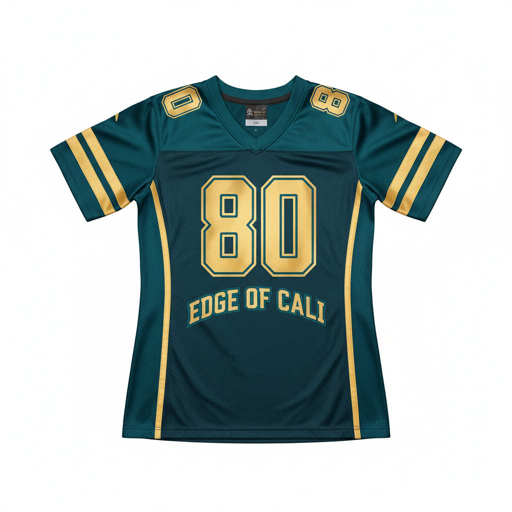 EC Women's Jersey — Teal & Gold #80