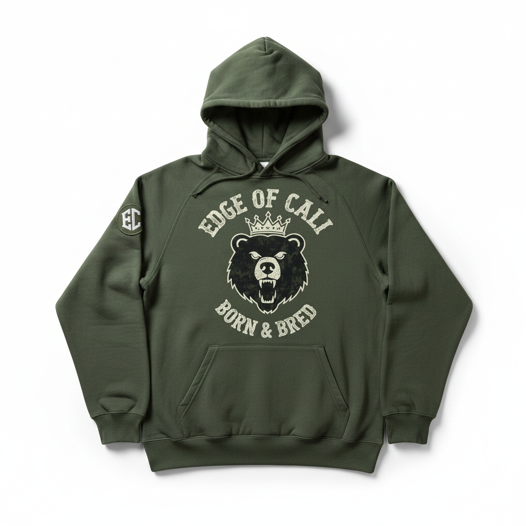Military Hoodie + Camo Cap — Field Set