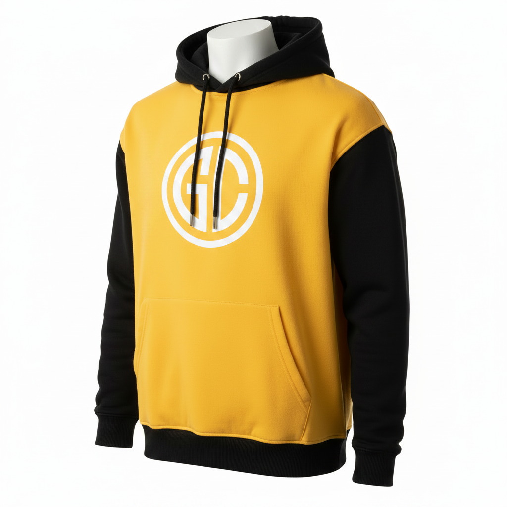 EC Yellow/Black Two-Tone Hoodie