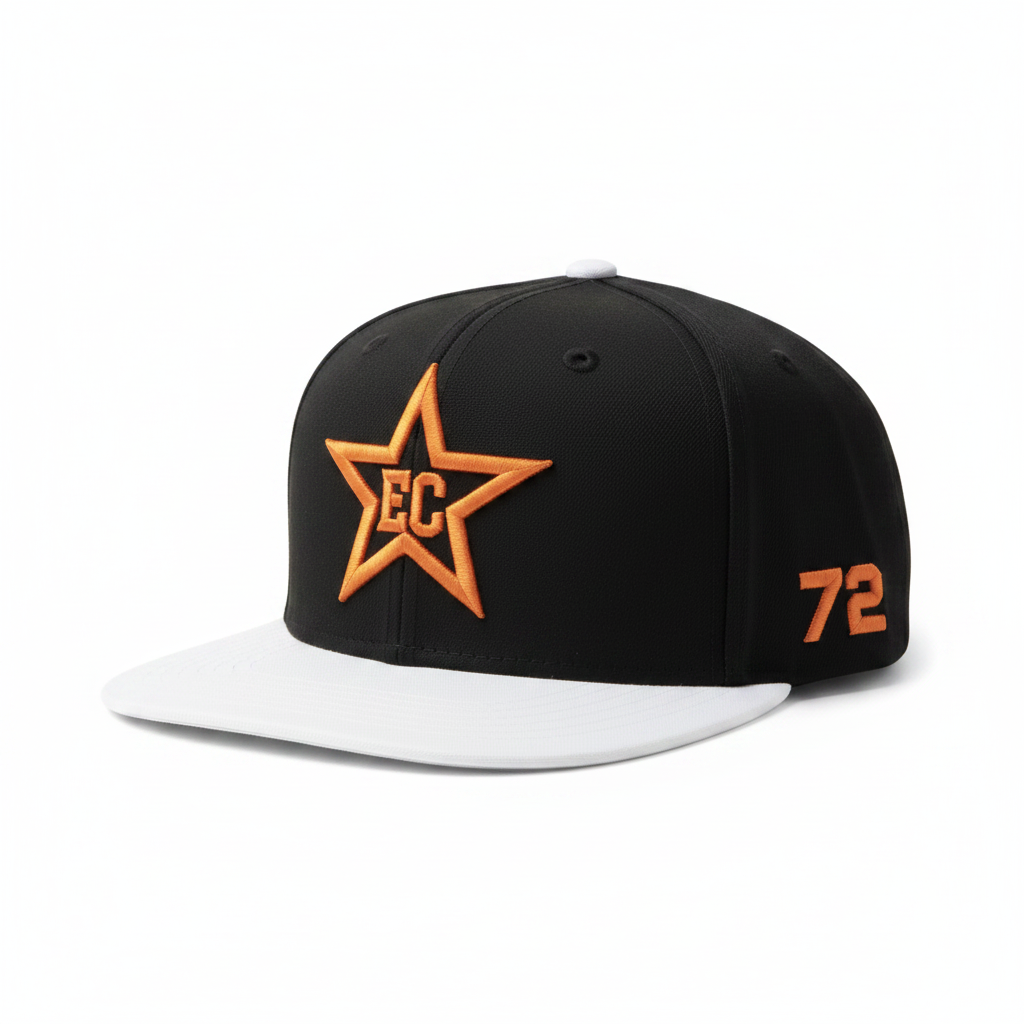 EC Star Fitted — Black/White #72