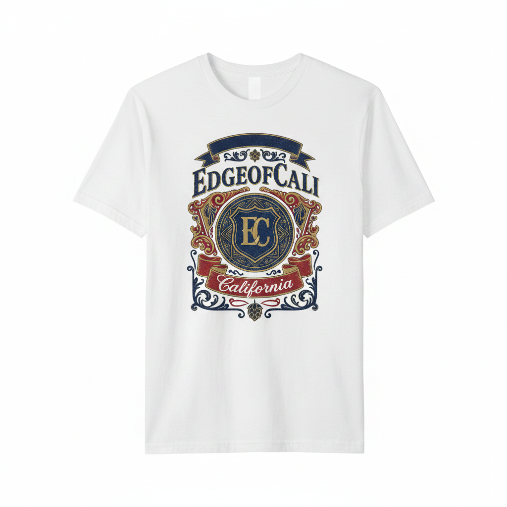 EC Heritage Crest Tee - White