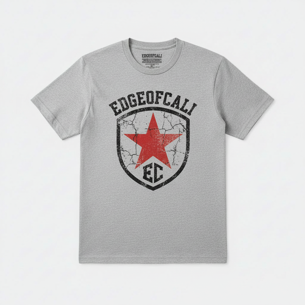 EC Badge Tee — Heather Grey