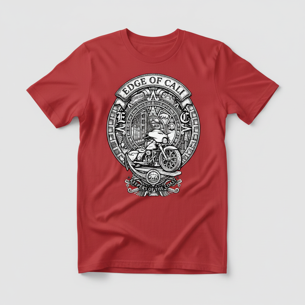 EOC Keepers of the Coast Tee — Red